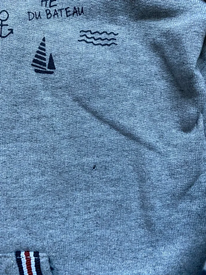 Gilet à capuche terre de marins 6 ans - photo numéro 5