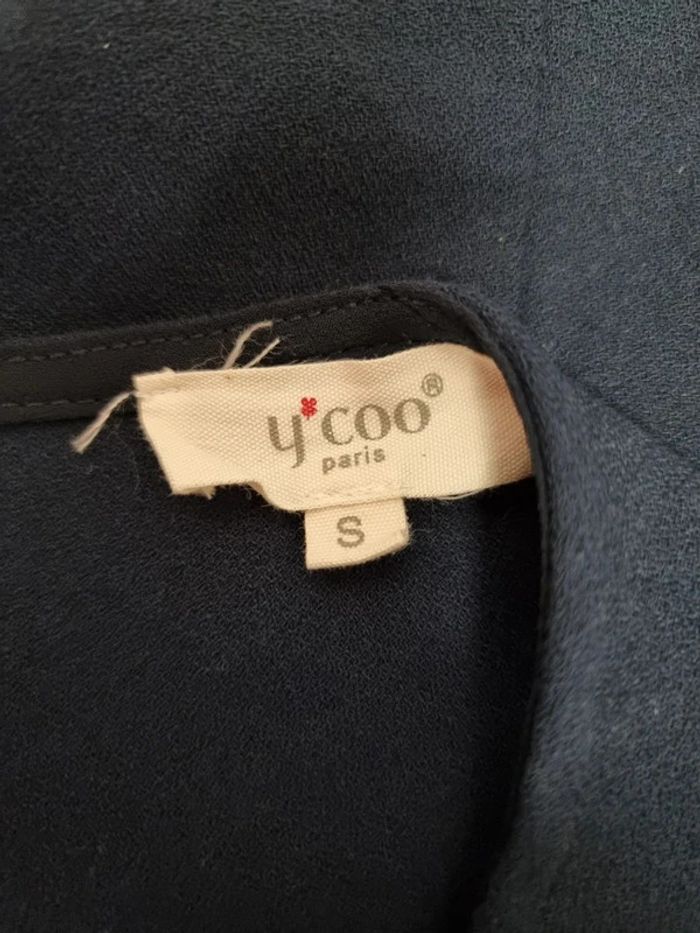 YCCO blouse marine manches longues * Taille S * - photo numéro 8