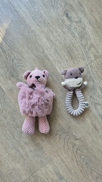 Lot peluche en crochet