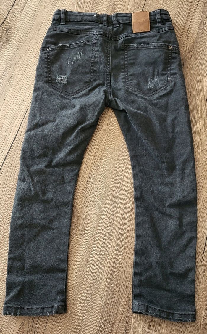 Jeans Noir Garçon 7ans - photo numéro 2
