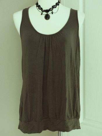 Top sans manche taupe La Redoute