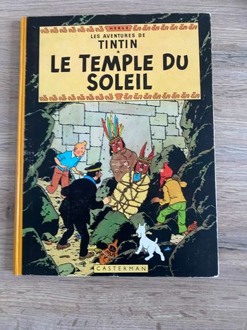 Tintin - Le Temple du Soleil réédition de 1960