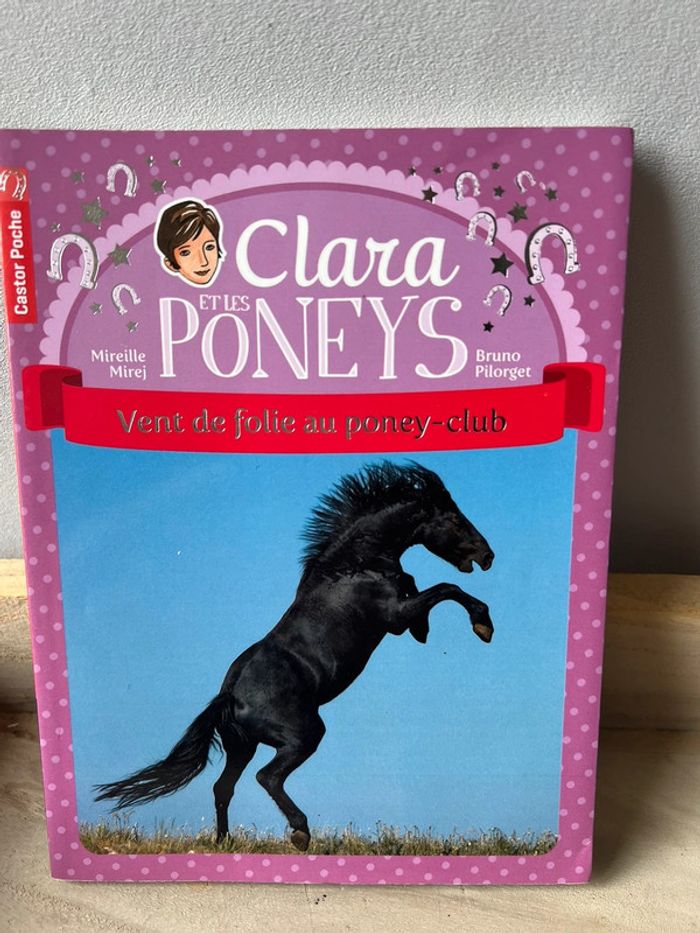 Castor poche#clara et les poneys#1ere romans