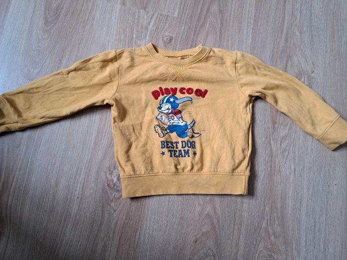 Sweat jaune 4 ans Tissaia