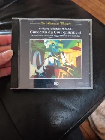 CD concerto du couronnement de Mozart