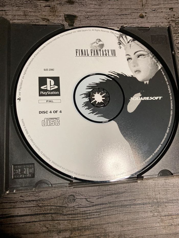 Final Fantasy VIII Jeu PS1 Complet Version Allemande Sony - photo numéro 8