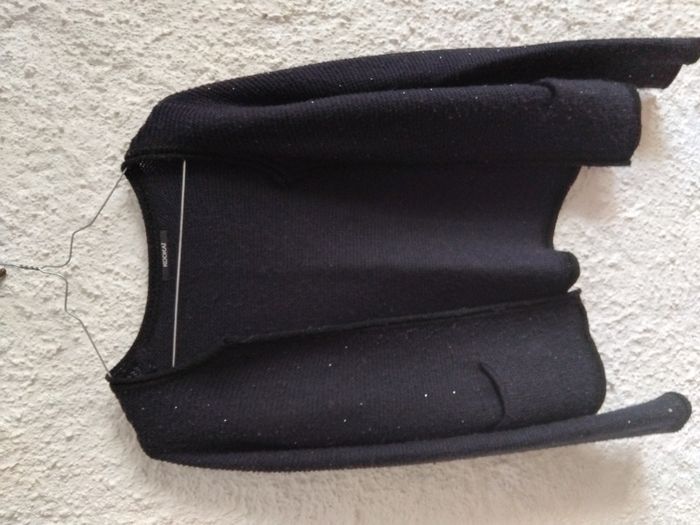 Veste paillètes noire - photo numéro 3