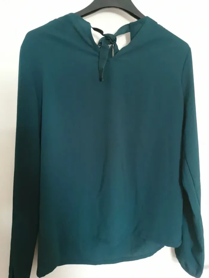 Blouse Promod verte - photo numéro 3