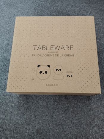 Coffret repas bambou panda tableware