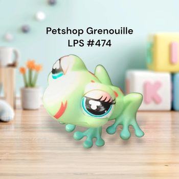 Little Petshop Grenouille LPS #474 Hasbro
