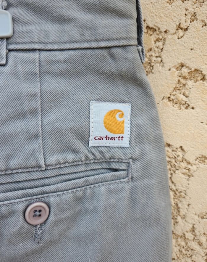 Pantalon coupe large Carhartt taille L gris - photo numéro 9