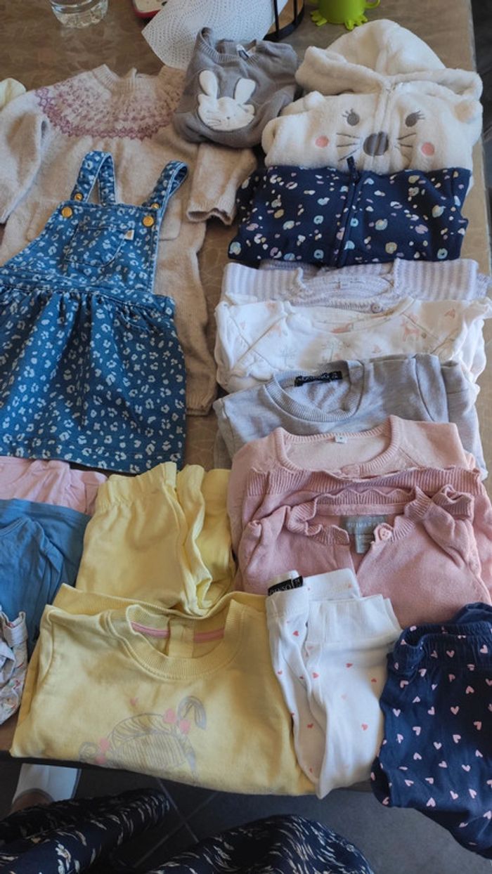 Lot vêtements bébé fille 9 mois hiver 🪾 - photo numéro 3