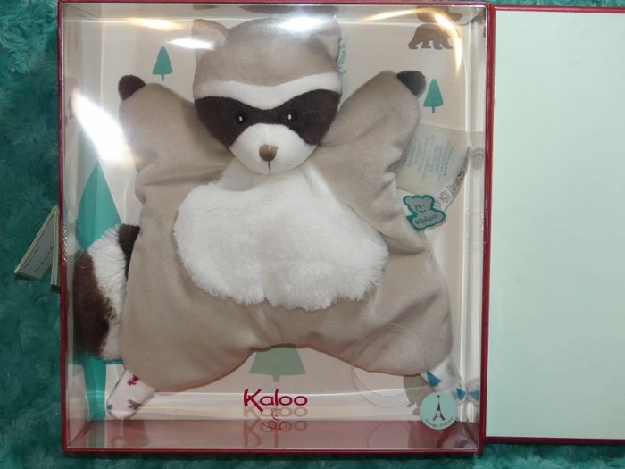 Doudou raton laveur Léon ( ancien modèle) Kaloo 🦝 Neuf - photo numéro 2