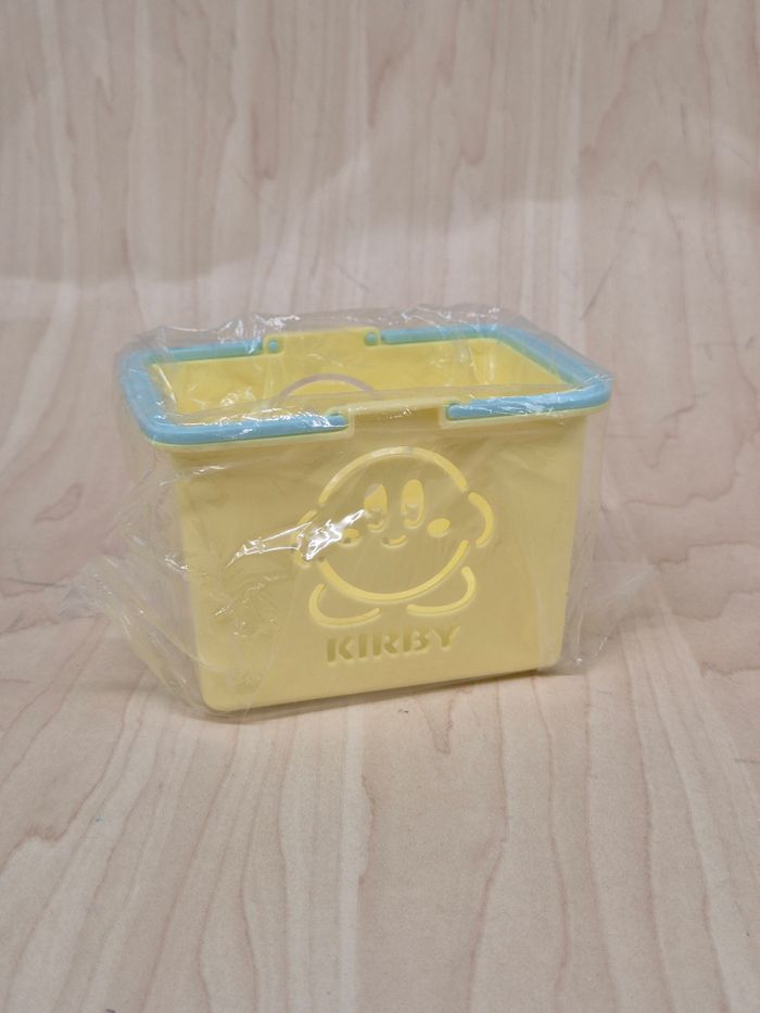 Mini panier de rangement Kirby ver jaune