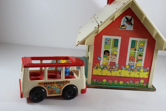Fisher Price Ecole Lot MiniBus et personnages Vintage - photo numéro 6