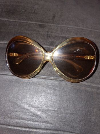 Lunettes de soleil vintage - Style oversize écaillé