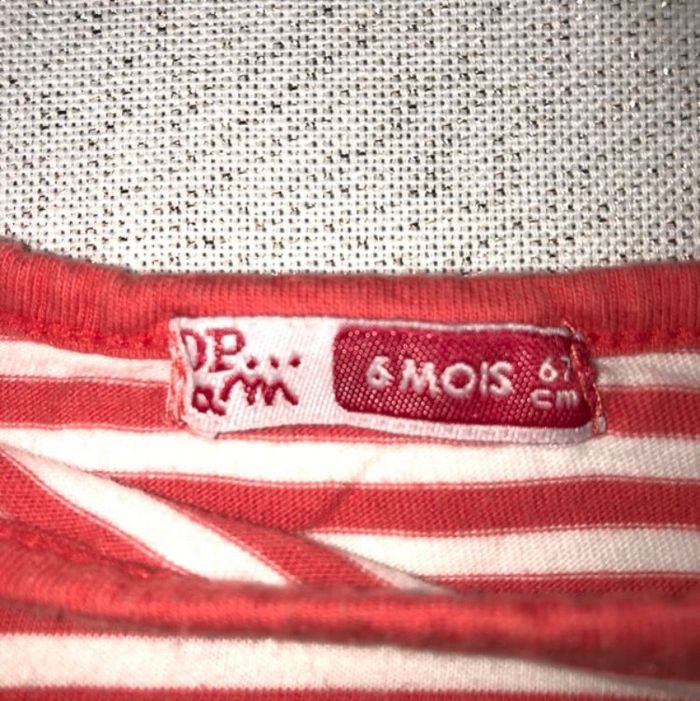 Tee shirt DPAM taille 6 mois en parfait état - photo numéro 2