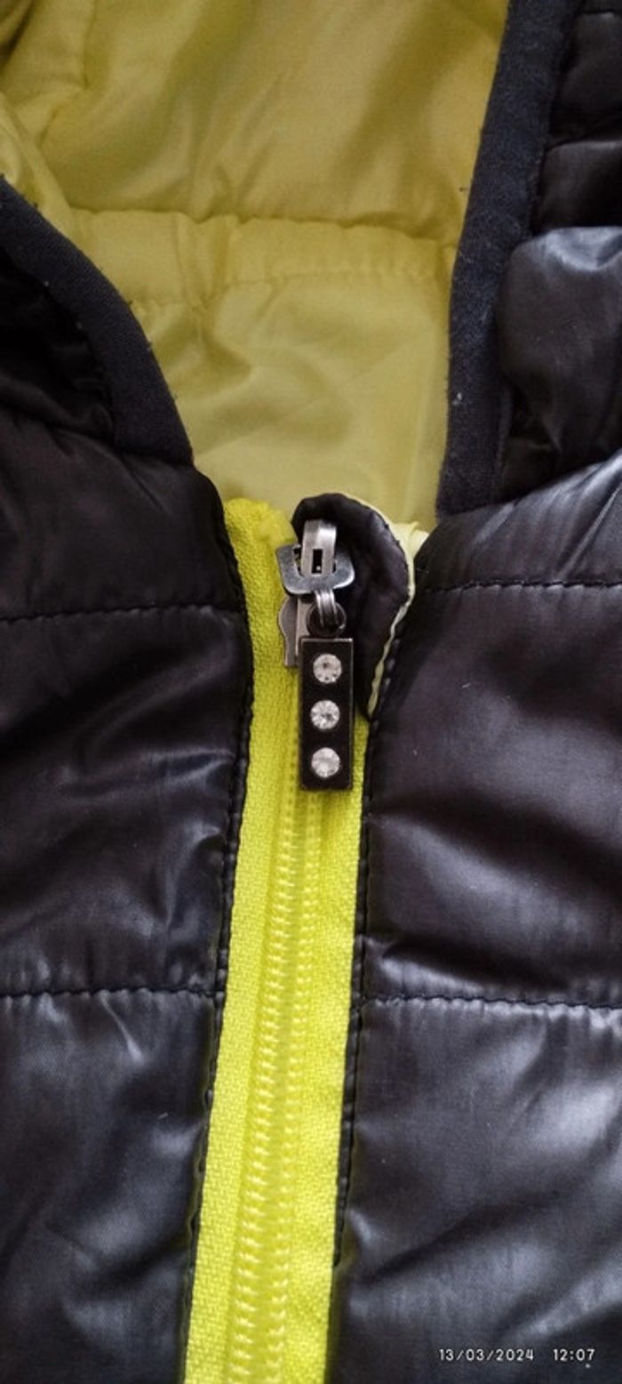 Veste zippée double face fille - photo numéro 3