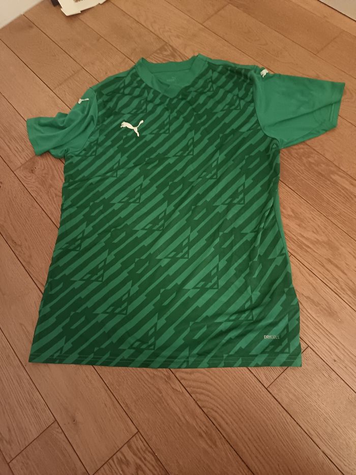 Tee-shirt vert puma - photo numéro 1