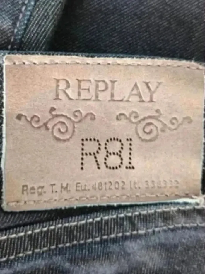 Jean Replay modéle ruchira ,coupe slim ,taille basse ,extensible - photo numéro 11