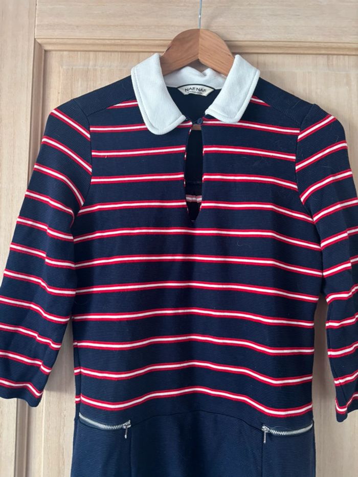 Robe marinière Naf Naf taille M - photo numéro 2