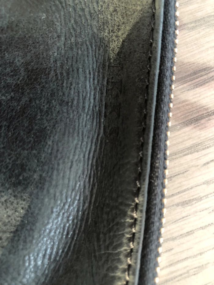 Pochette en cuir ikks - photo numéro 3