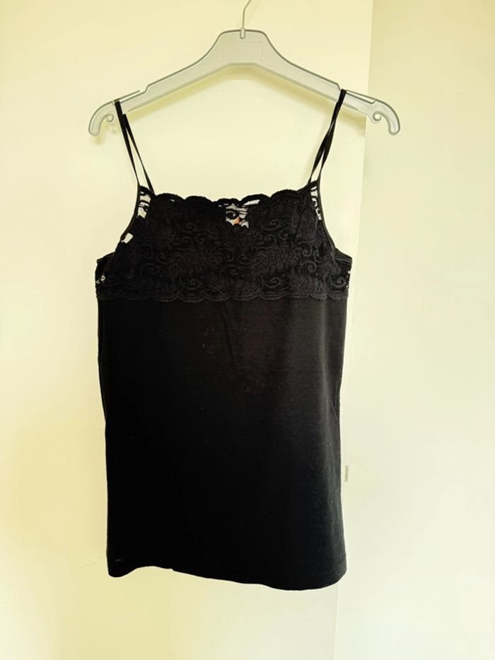 Haut femme vintage Duvelor noir très bon état