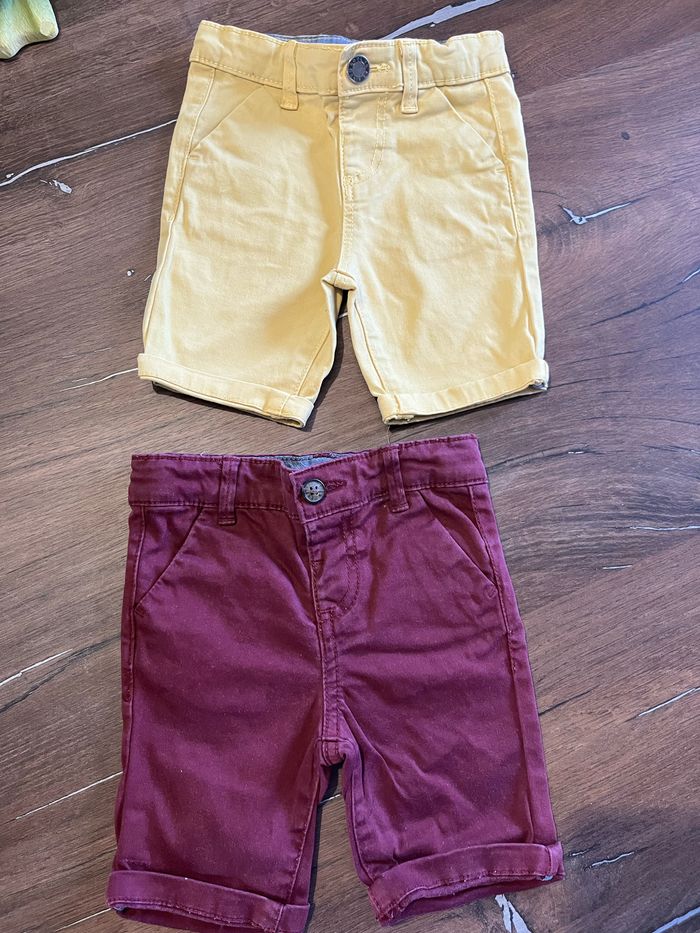 Lot 2 shorts bébé garçon