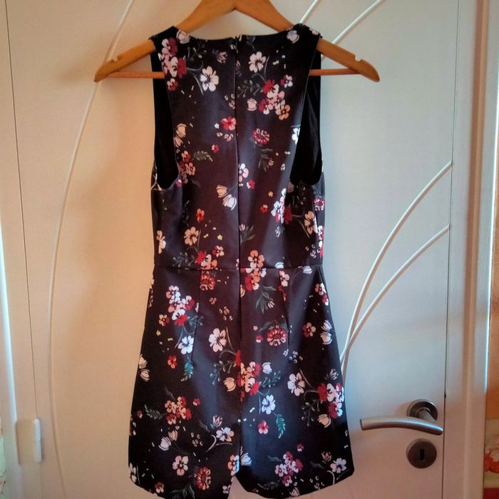 Combi-short chic noire à fleur cintrée - photo numéro 5