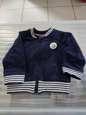 Veste zippée 3 mois