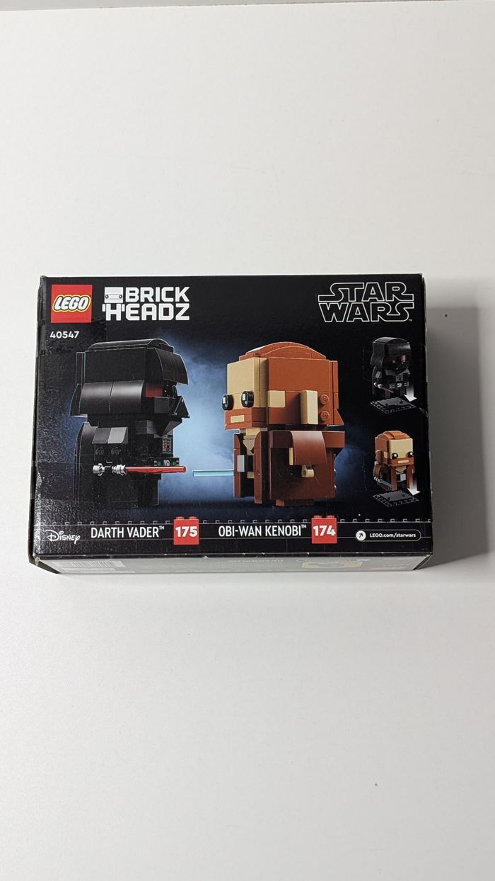 [Lego] Set Brickheadz Star Wars Obi-Wan Kenobi&Darth Vader 40547 - photo numéro 2