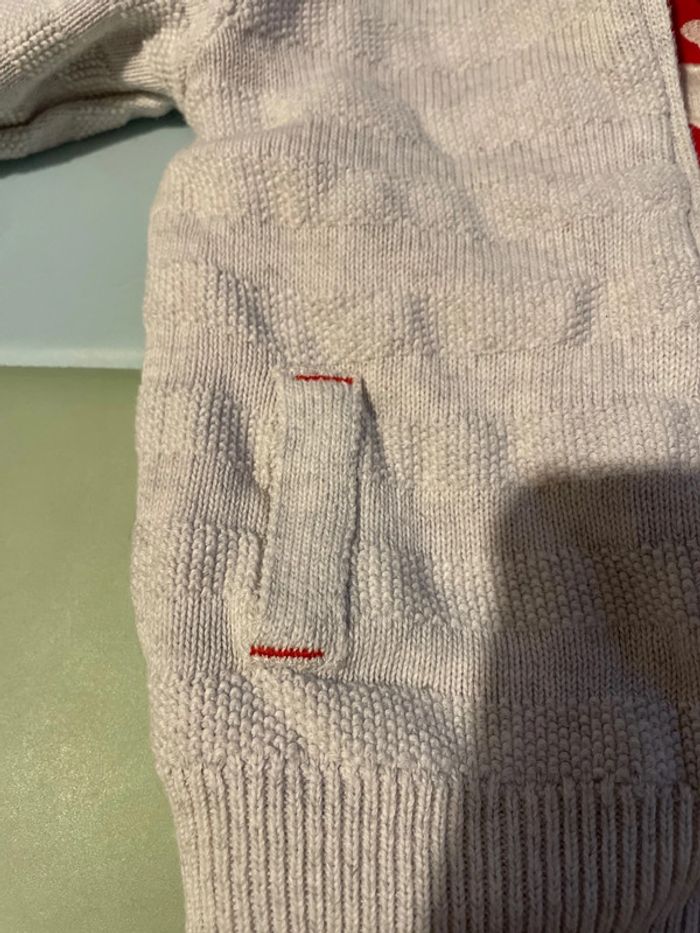 Veste zippée réversible 12 mois - photo numéro 4