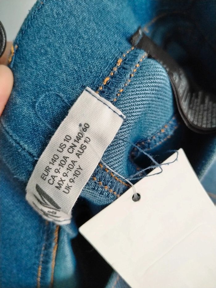 Jegging fin neuf bleu H&M 10 ans - photo numéro 6