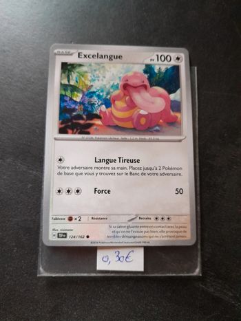 Carte Pokémon Excelangue 124/162
