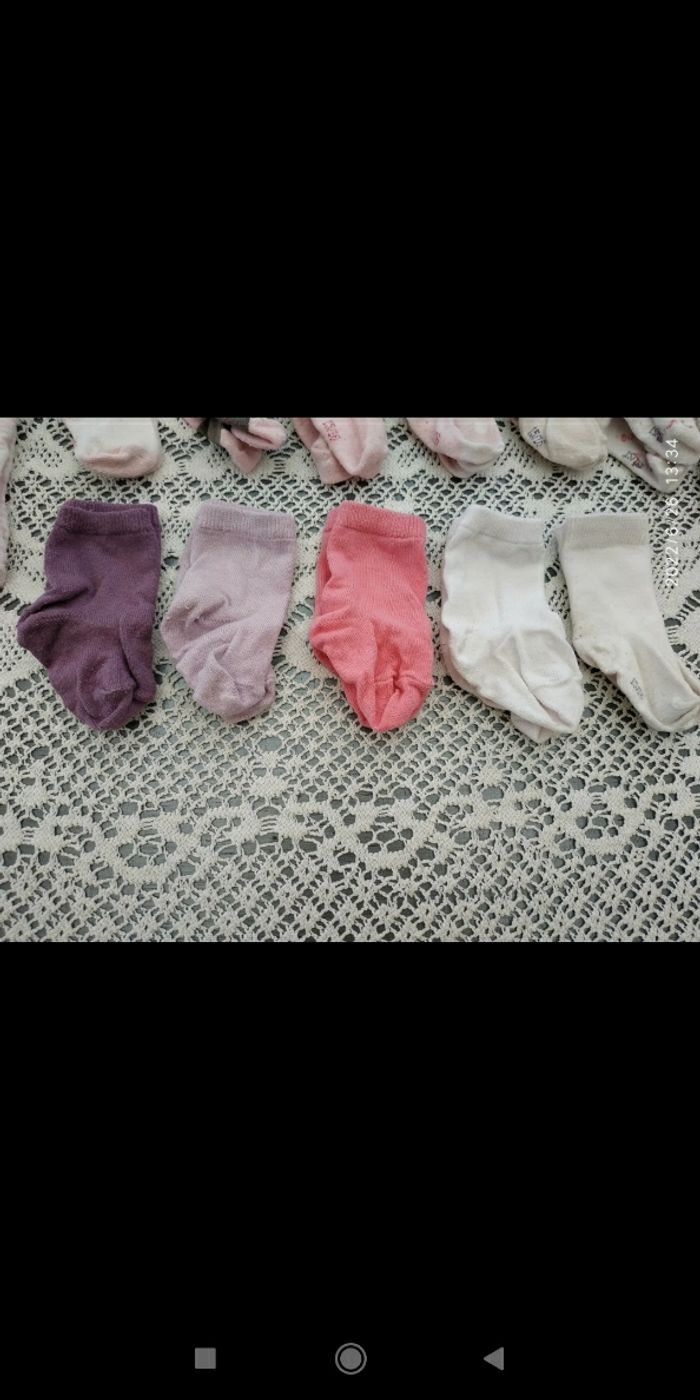 🌸Lot 13 chaussettes 3-6 mois, 15-16 "Kiabi" - photo numéro 2