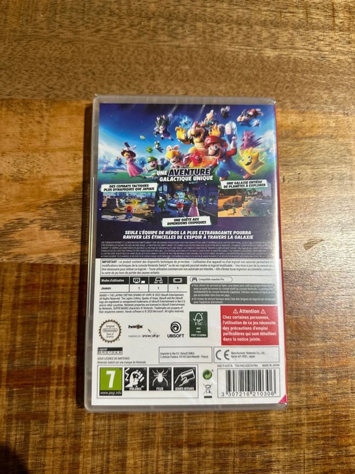 Jeu switch mario + les lapin cretins - photo numéro 2