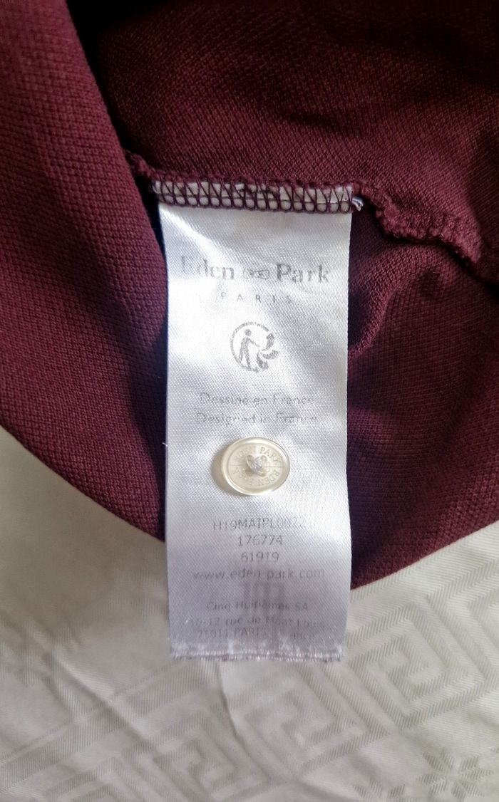 Polo manches longues  , homme  , Eden park  , taille M - photo numéro 9