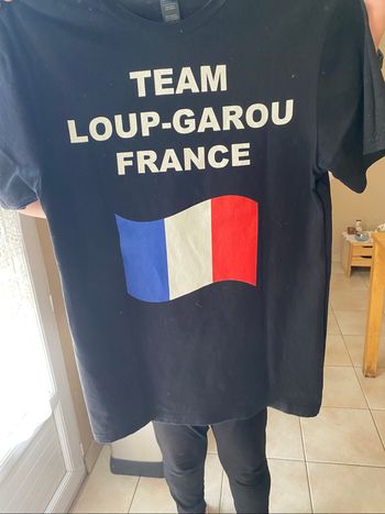 T-shirt motif Loup Garou France