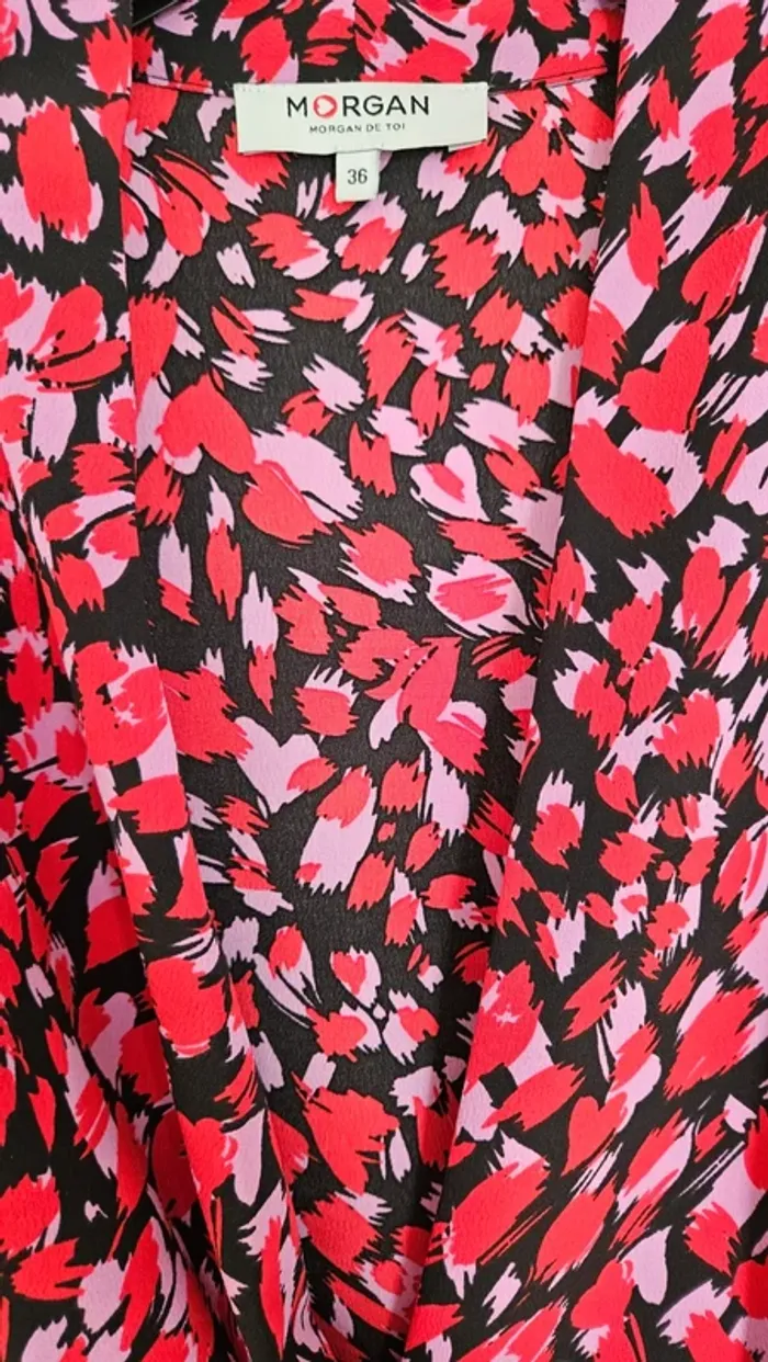 Robe chic cœurs, en parfait état , taille 36, Morgan - photo numéro 2