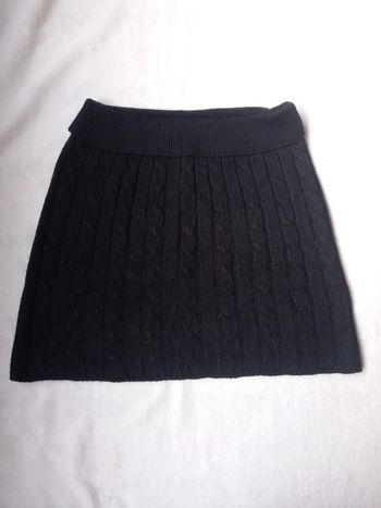 💝 Mini-jupe noir en tricot -50%