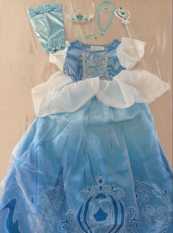 Déguisement robe princesse et accessoires 6ans
