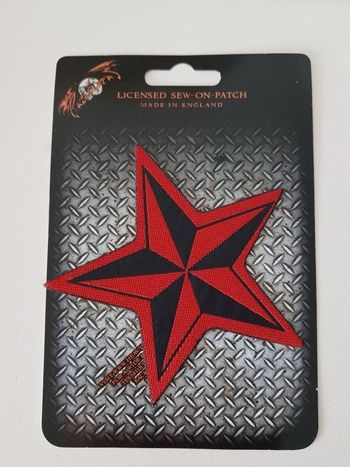 Patch écusson Generic Dice rose des vents à coudre Dimension 10 cm