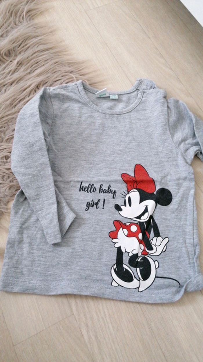 T shirt ml minnie - photo numéro 2