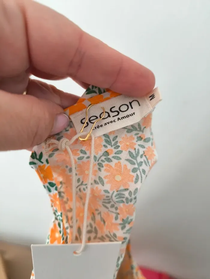 Blouse fleurie Season – Taille M – Neuve avec étiquette - photo numéro 5