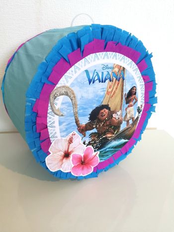 pinata Vaiana et Maui anniversaire fille