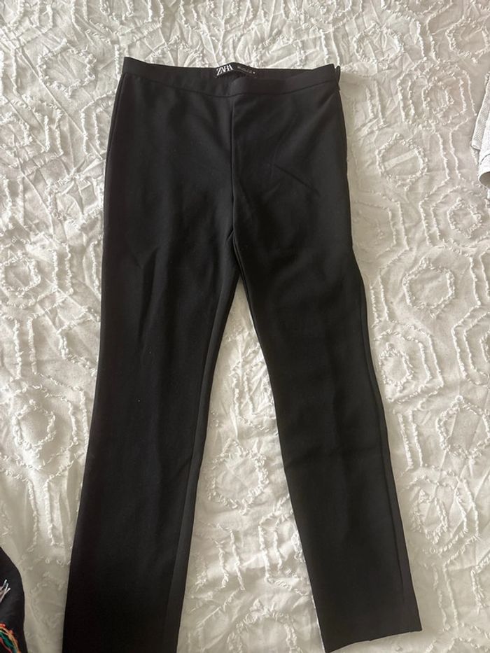Pantalon tissu noir Zara - photo numéro 2