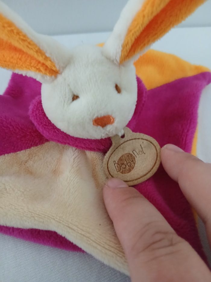 Doudou lapin baby nat - photo numéro 2