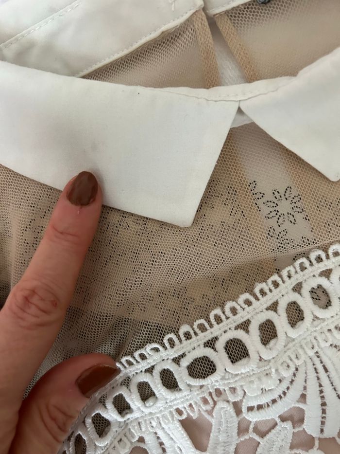 Crop top new look dentelle - photo numéro 4