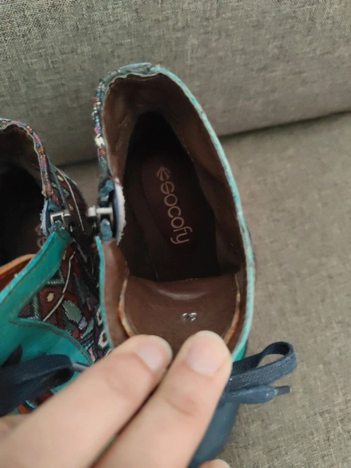 Bottines colorées taille 36 - photo numéro 4