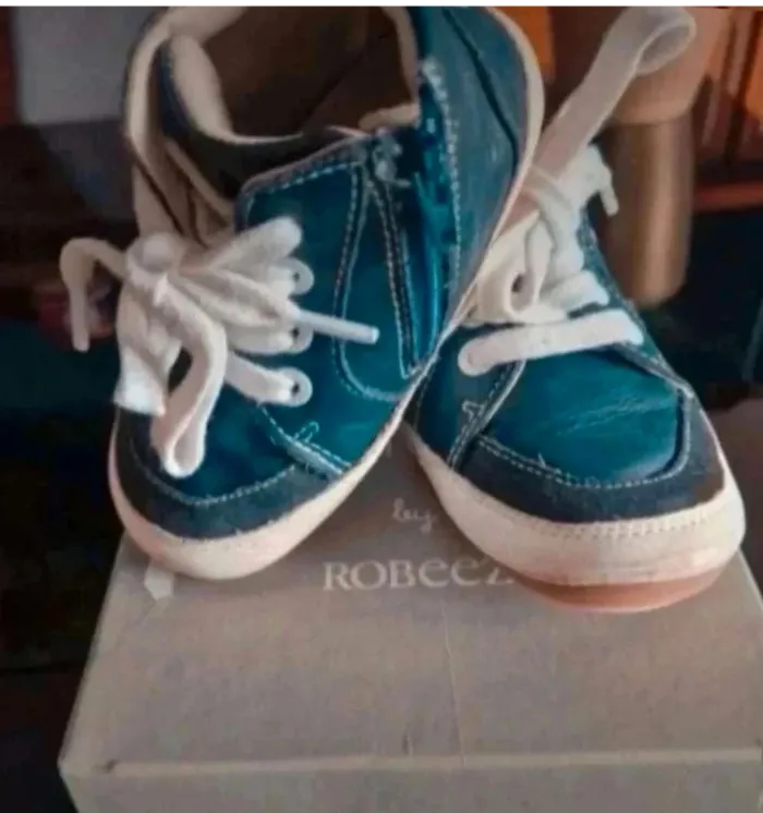 Baskets / chaussons garçon premiers pas Robeez